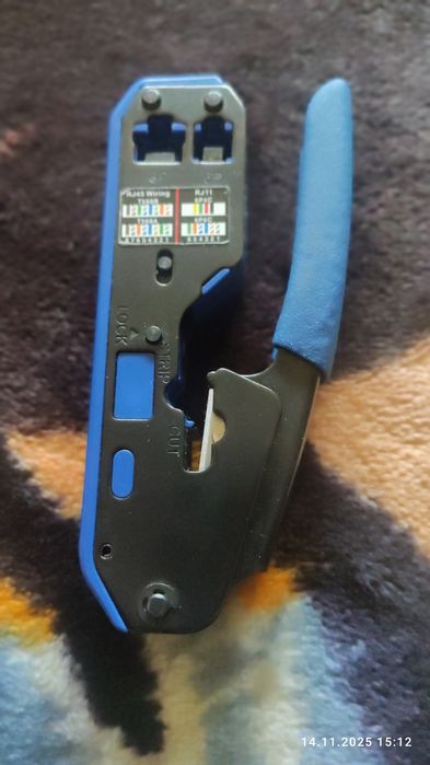 Інструмент обжимочний,кримпер для RJ45, КНР