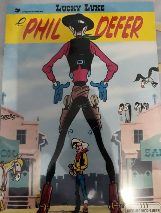 LOTE Lucky Luke 5 magníficos livros novos ainda embalados/ Meriberica