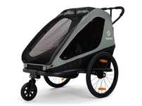 Przyczepka rowerowa dla Dziecka Hamax Traveller Twin khaki-czarna