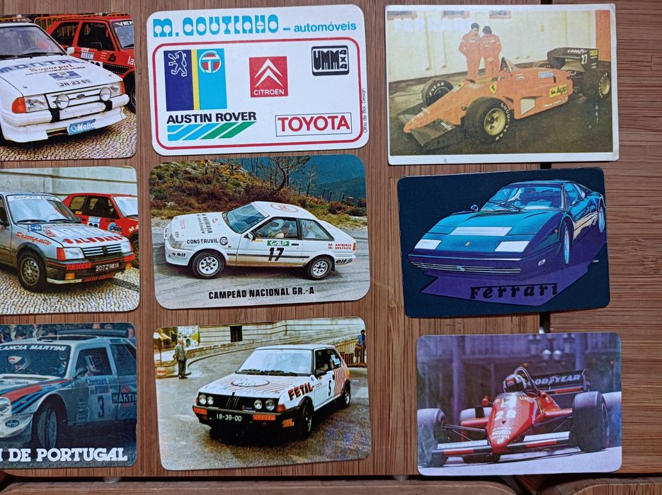 Lote de 10 calendários * Rali * Desporto Automóvel * 1985/1986/1987