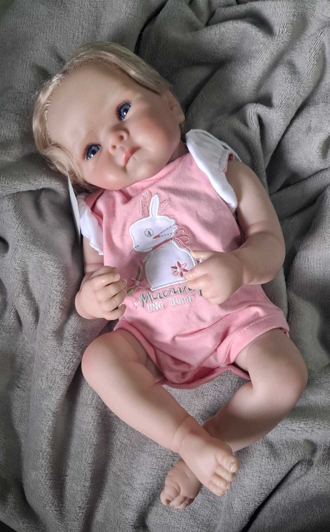 RXDOLL Reborn lalka dla dziewczynki, Pascale, 45 cm, Wzór 1