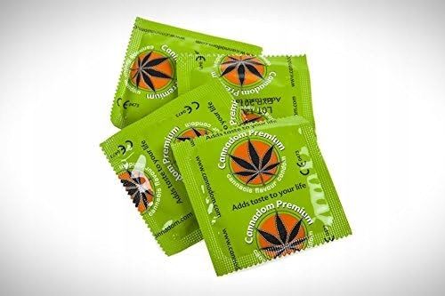 Prezerwatywa Cannadom Premium Zapach i smak konopi indyjskich 1 szt