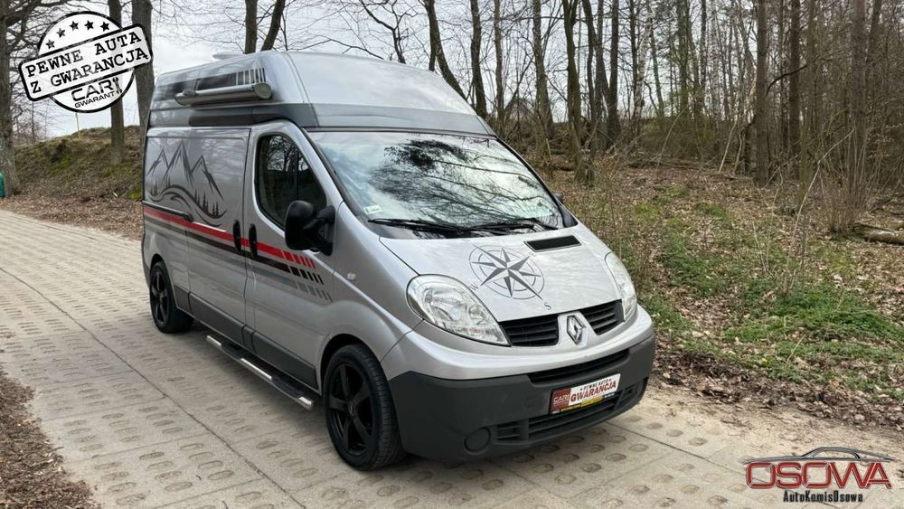 Renault Trafic Kamper 2.0dci klima kuchenka zlew łóżko WC tv przetwornica 230 long