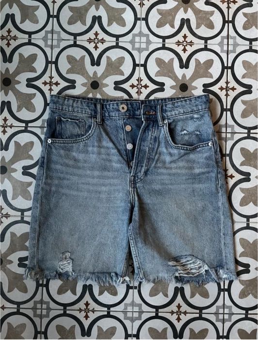 Нові джинсові шорти H&M Бермуди