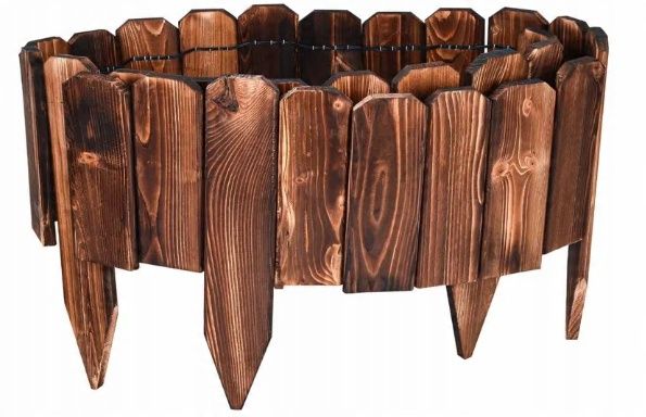 Btowin Vcf Elastyczny Płot Drewniany Obrzeże Ogrodzenie Powystawowy