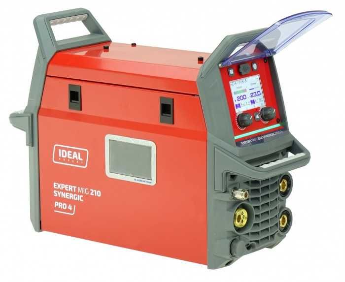 Spawarka migomat Ideal EXPERT MIG 210 SYNERGIC Pro4 LCD +5kg SG2!