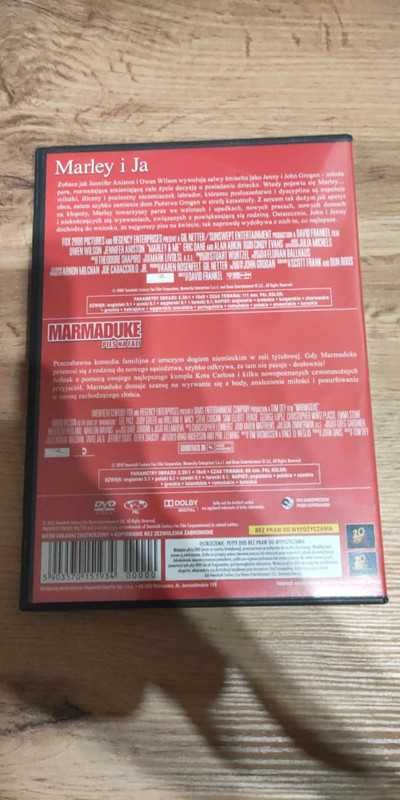2 filmy DVD Marley i ja, Marmaduke pies na fali