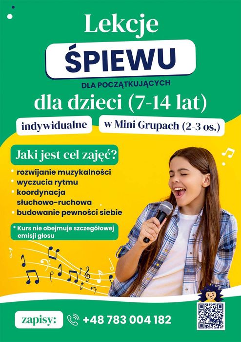 Nauka - śpiew , gitara , fortepian , keyboard – darmowa lekcja próbna