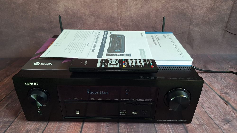 Amplituner 7.2 Denon AVR-X1300 Wifi BT 4K60p ARC DSD Atmos