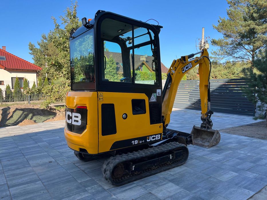 Minikoparka Jcb 19C1 Sprowadzona 746 Motogodzin Dlugie ramie