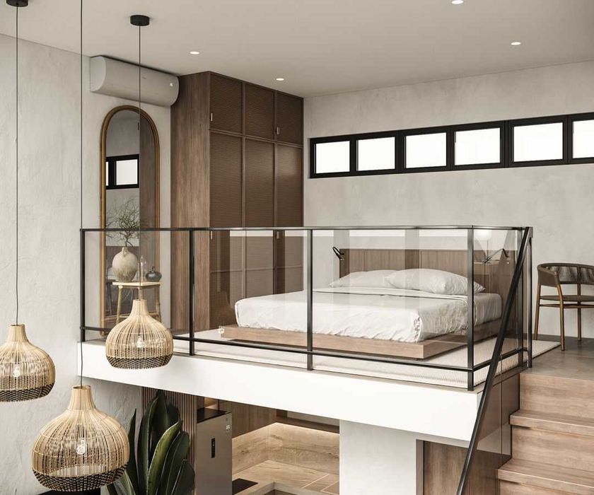 Сучасний  комплекс апартаментів у районі Чангу, Балі, Індонезія