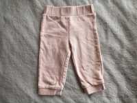 Różowe eleganckie spodnie dresowe dresy Billieblush 80 - 86 jak nowe