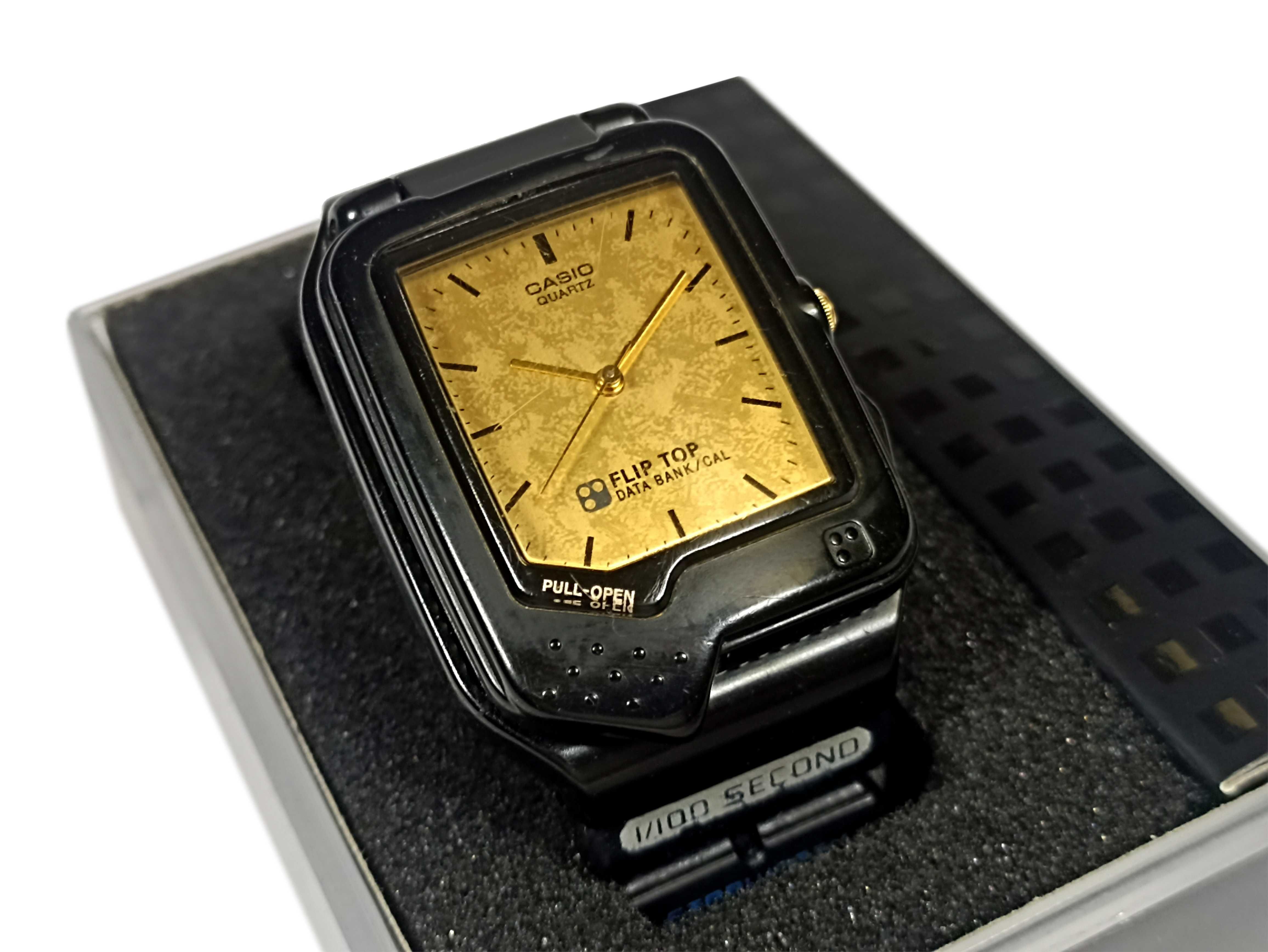 Zegarek CASIO FTP-30 FLIP Champagne Dial Face vintage