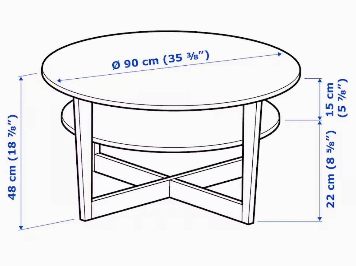 stolik kawowy VEJMON IKEA