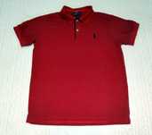 POLO by RALPH LAUREN piękna polówka męska bordo L bawełna