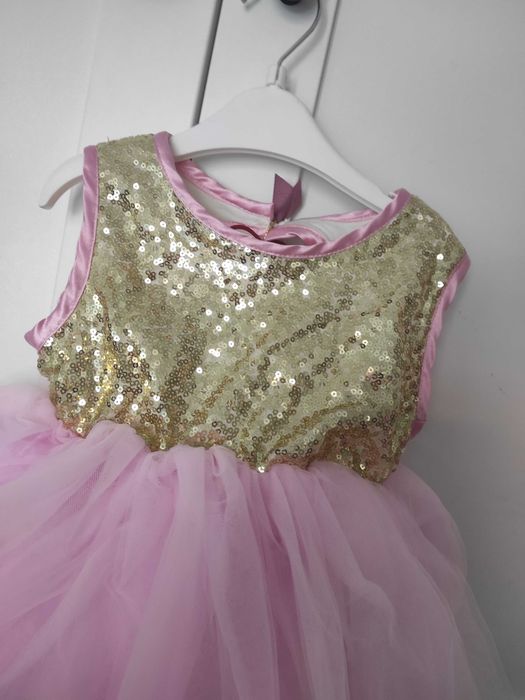 Sukienka elegancka wizytowa księżniczka z tiulem