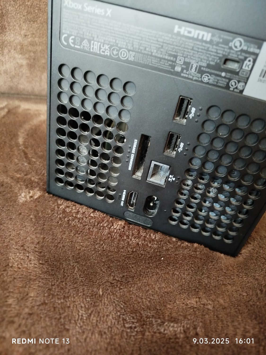 Xbox series x + 1 pad i okablowanie i pudełko