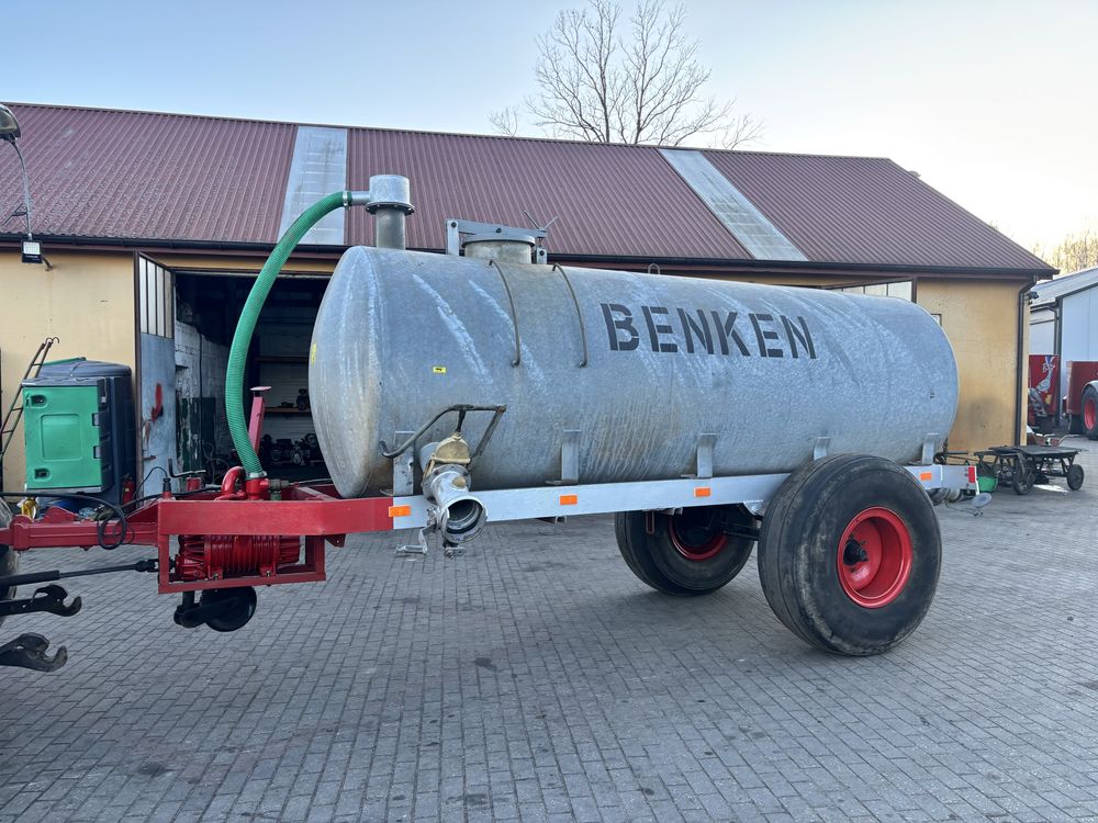 Beczkowóz 7000 litrów  Benken ocynk hydro beczka szambiarka wóz