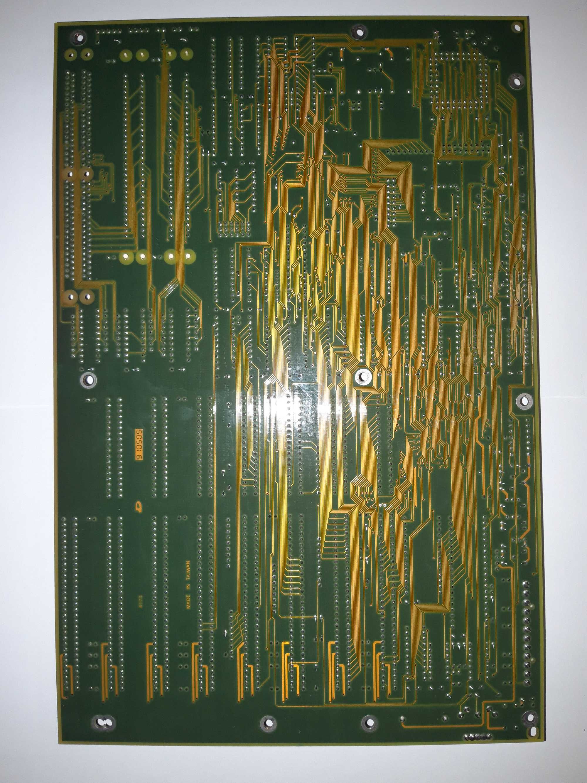 Płyta główna 386 z procesorem INTEL 386 SX-20 złącza ISA