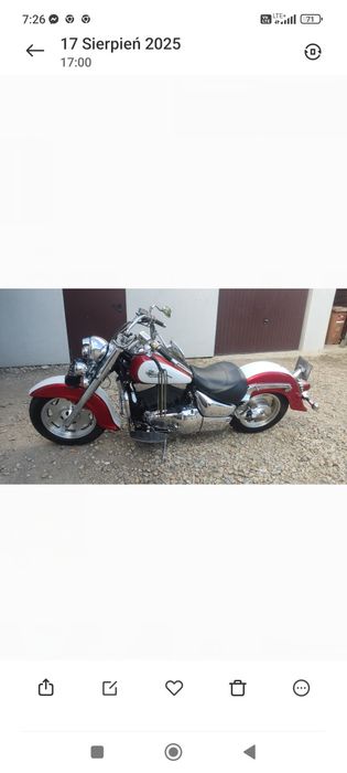 Sprzedam Suzuki Intruder VL 1500 zamiana za turystyka