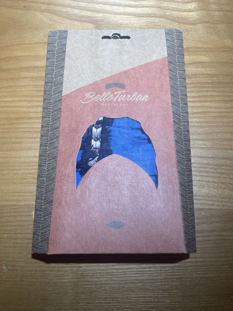 Turbante da marca espanhola Belle Turban novo