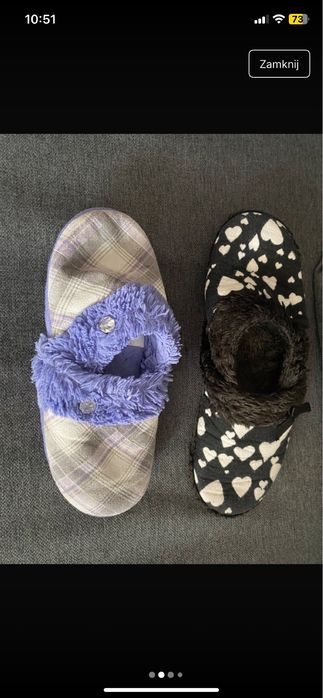 Kapcie LaSenza 2 pary rozm.39