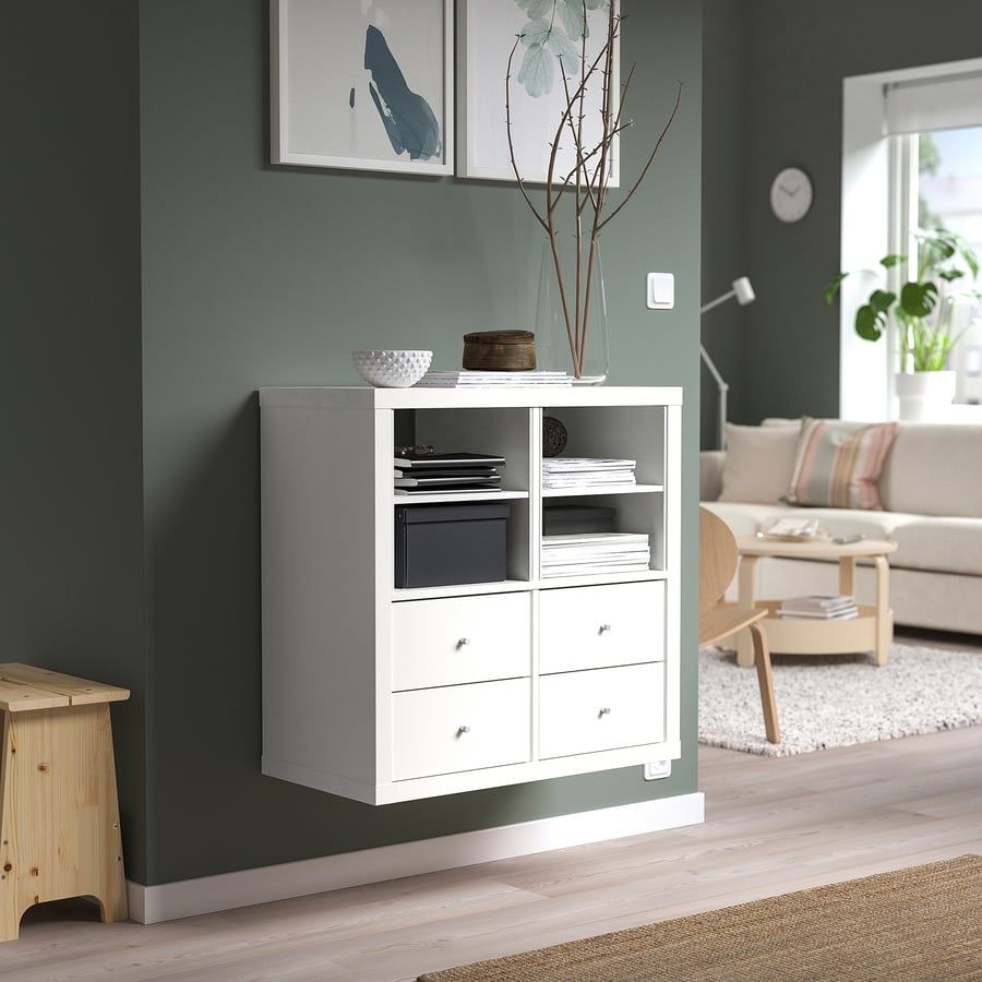 Móvel KALLAX com 4 gavetas - IKEA
