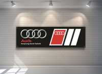 Baner plandeka Audi Sport RS 150x60cm