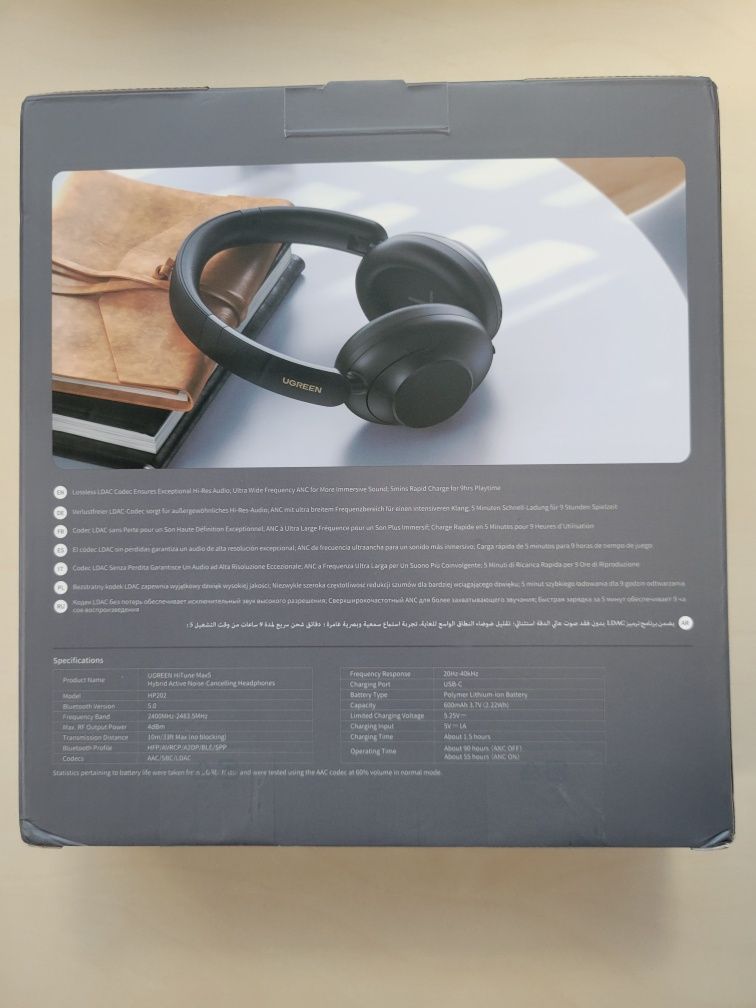 Навушники UGREEN HiTune Max 5 LDAC ANC