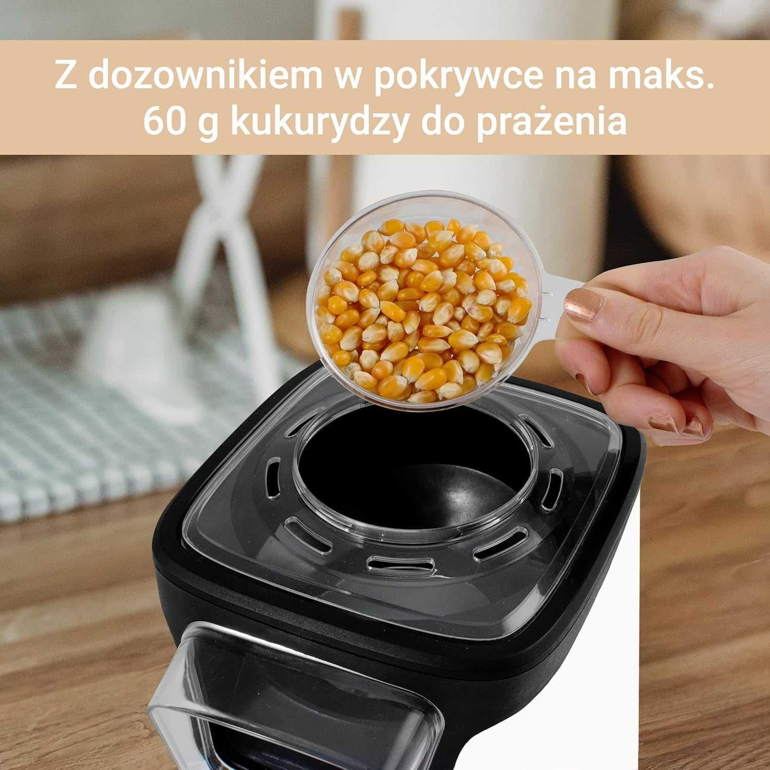 maszyna do popcornu beztłuszczowe urządzenie do robienia popcornu