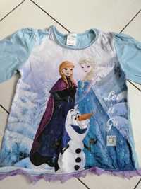 Bluzka piżamka Frozen rozmiar 134 dla dziewczynki Disney
