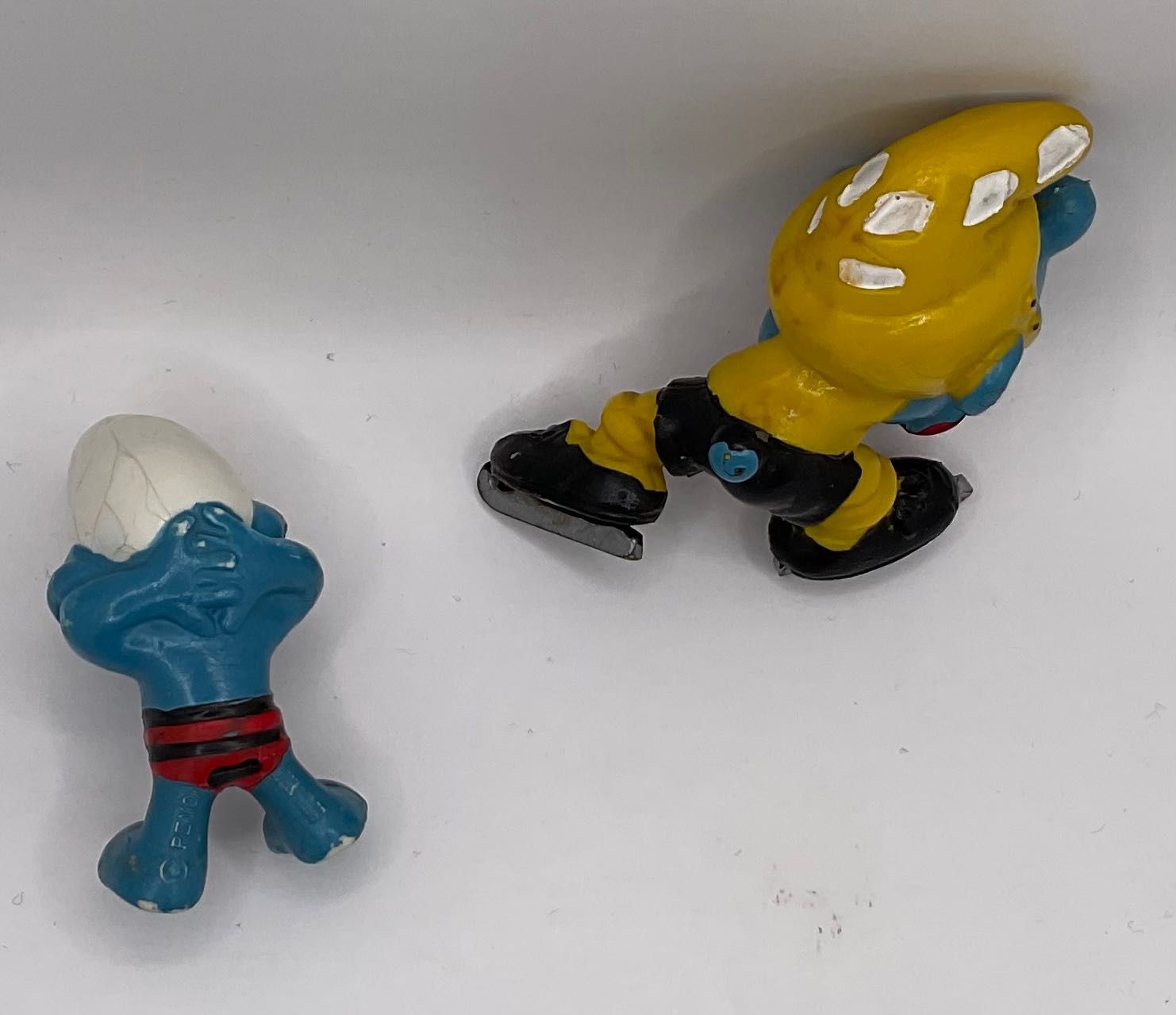 Peyo Smerfy - 2 figurki Smerfów - PRL
