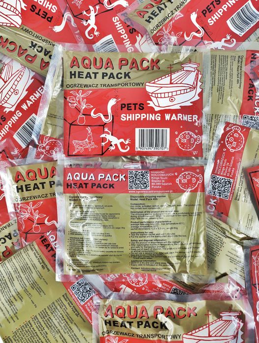 HEAT PACK 40H– 1 SZTUKA wkład grzejący do transportu ROŚLIN I ZWIERZĄT
