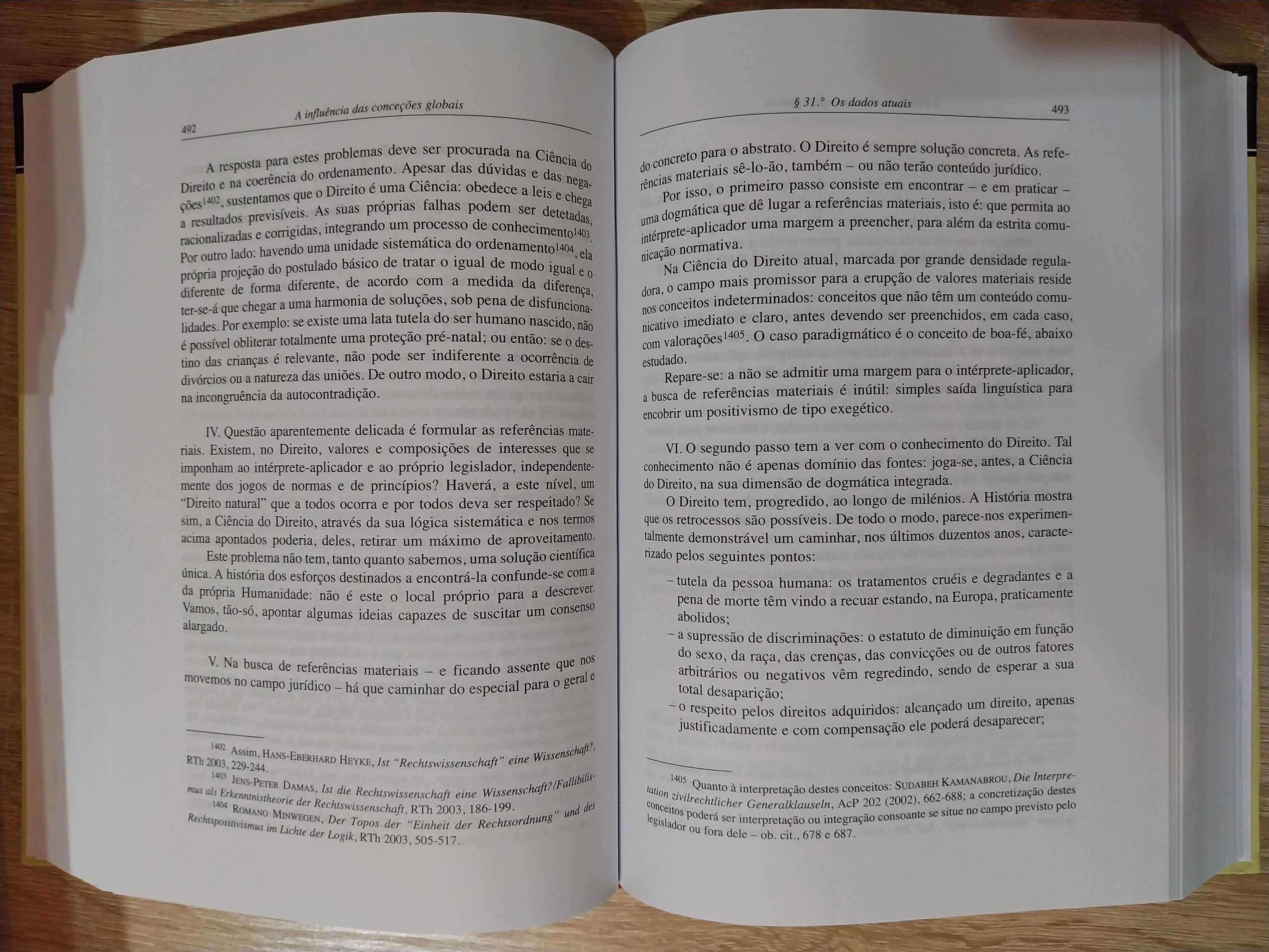 Livro Tratado de Direito Civil - António Menezes Cordeiro - Tomo I