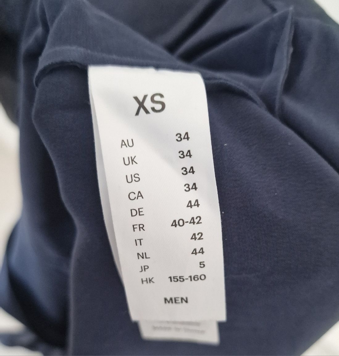 Jedwabna( 100% ), dwuczęściowa piżama męska rozm.xs