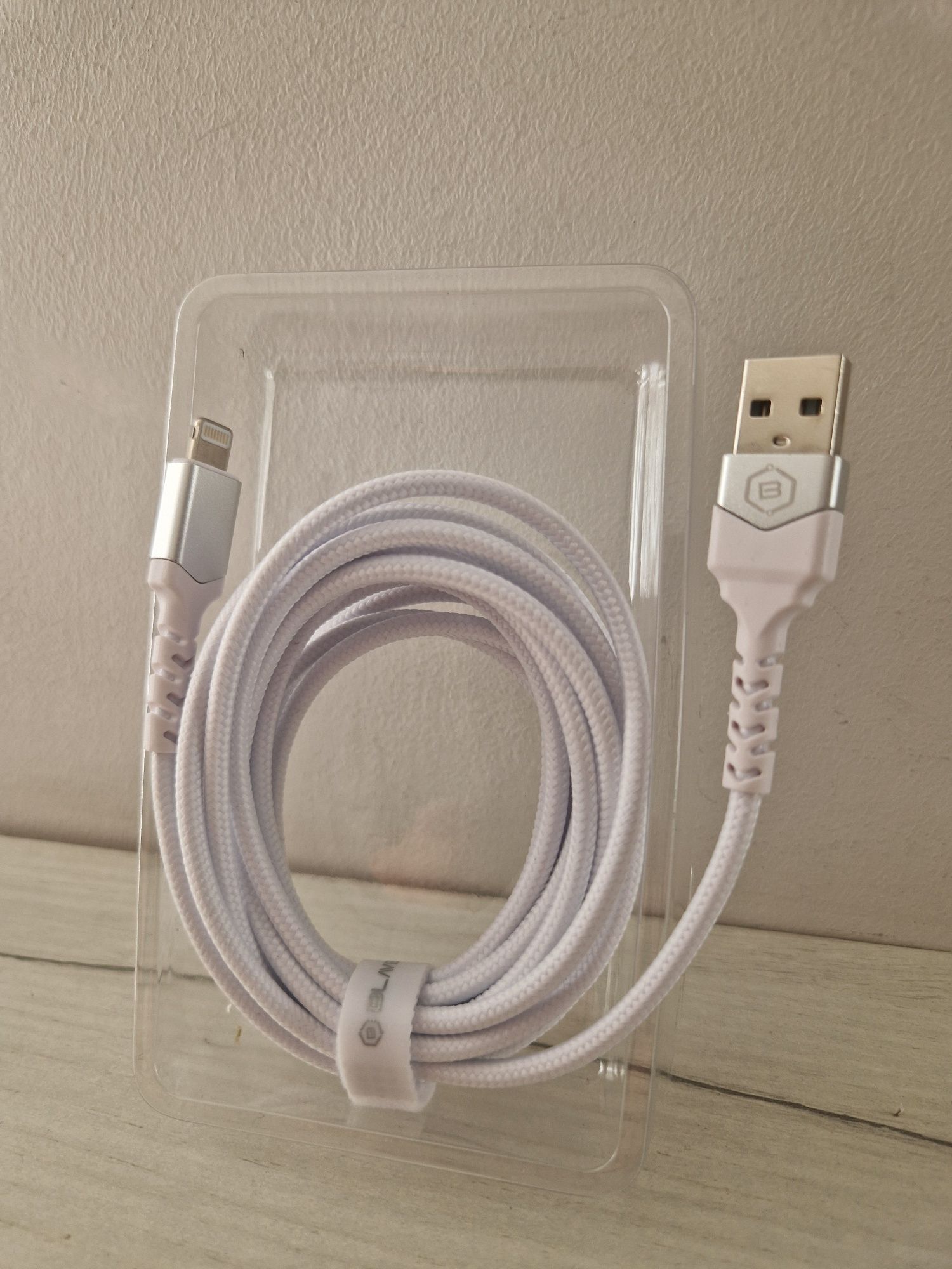 Blavec Kabel Raptor pleciony - USB na Lightning - 2A 3 m CRA-UL2WS30