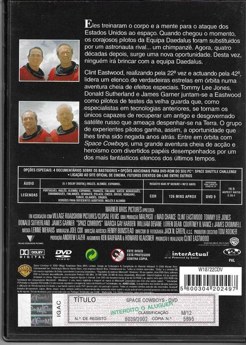 Space Cowboys (colecção Clint Eastwood) (2000)