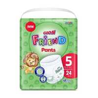 Подгузники-трусики Goo.N Friend Pants размер 5 (12-17 кг), 24 шт