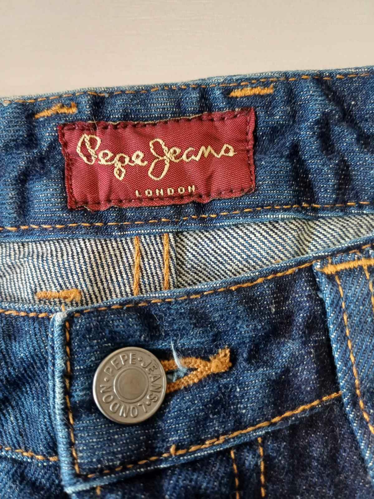 Spodnie męskie granatowy jeans Pepe Jeans rozm M.