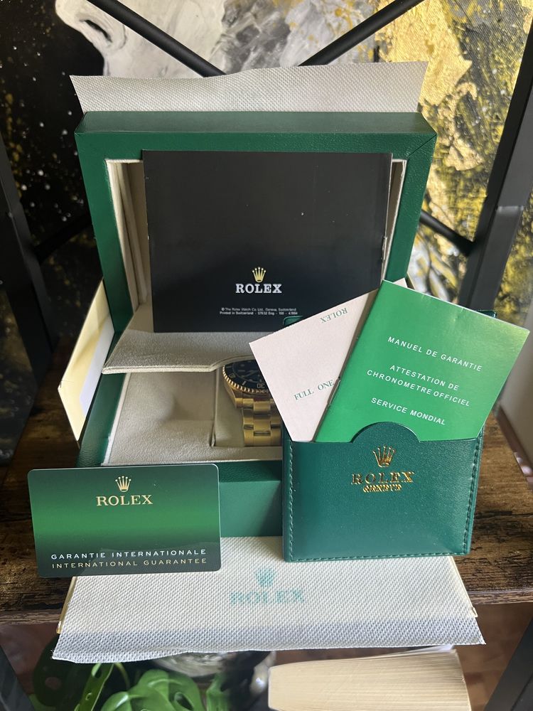 Rolex Submariner Date Just Full Gold/Black