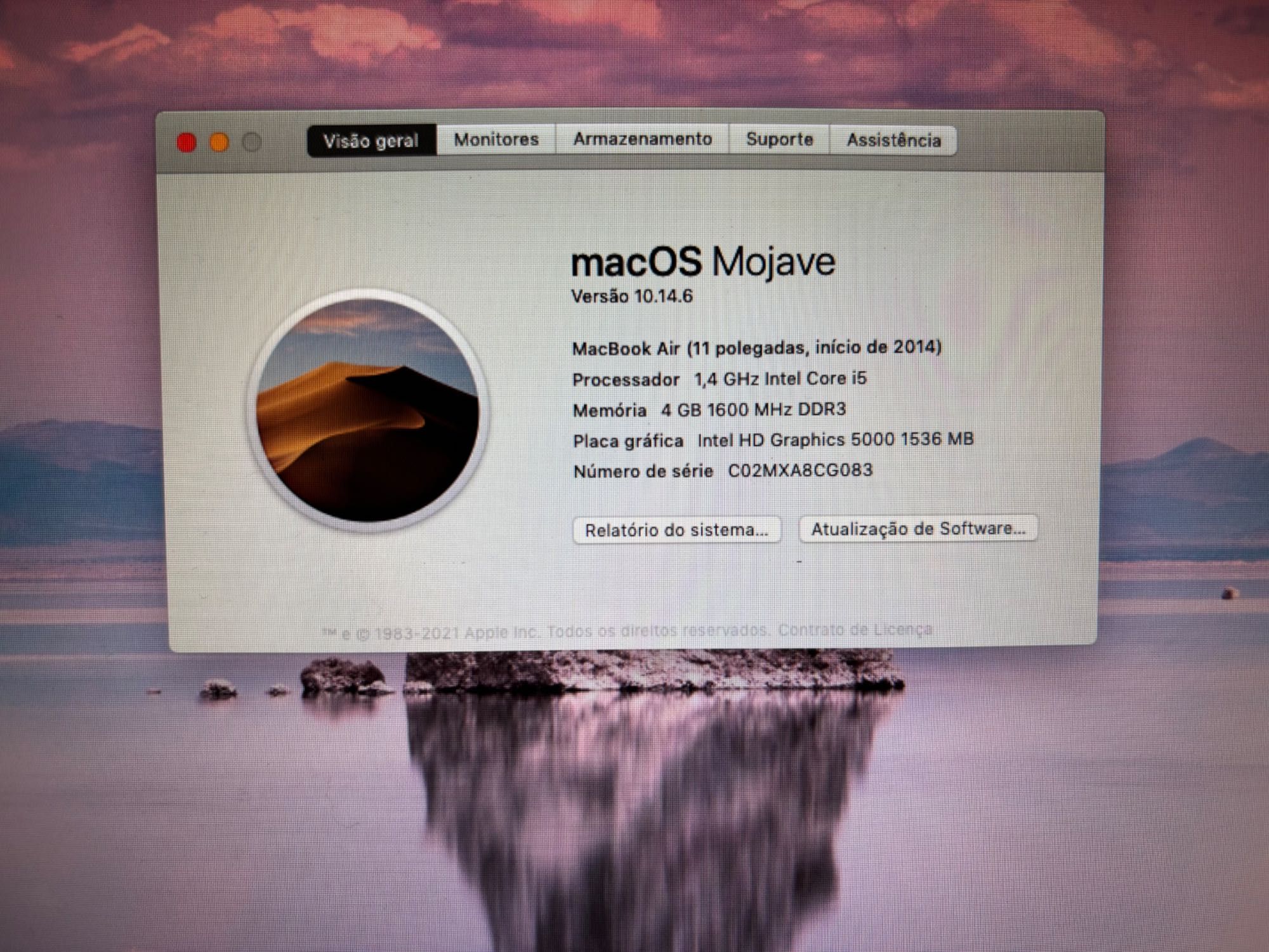 MacBook Air 11’ 2014