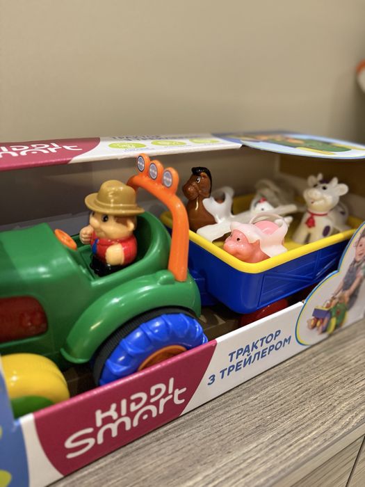 Kiddi Smart Трактор з трейлером