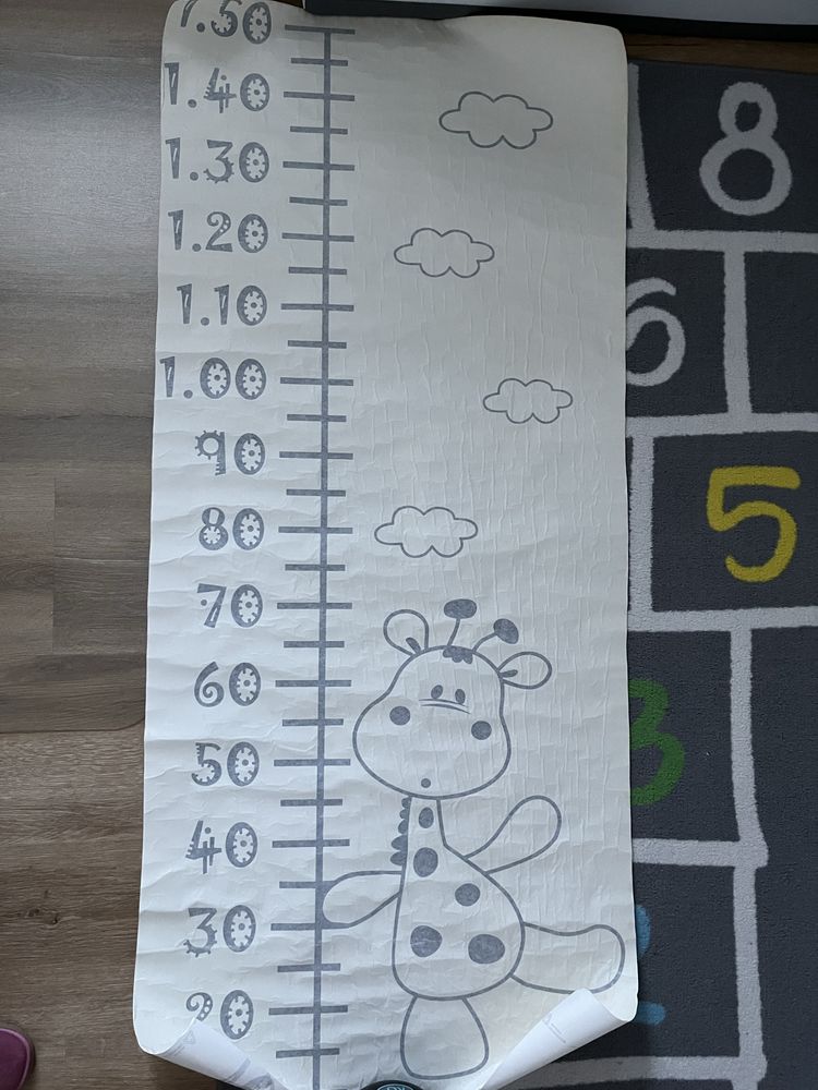 Vinil regua medidora infantil