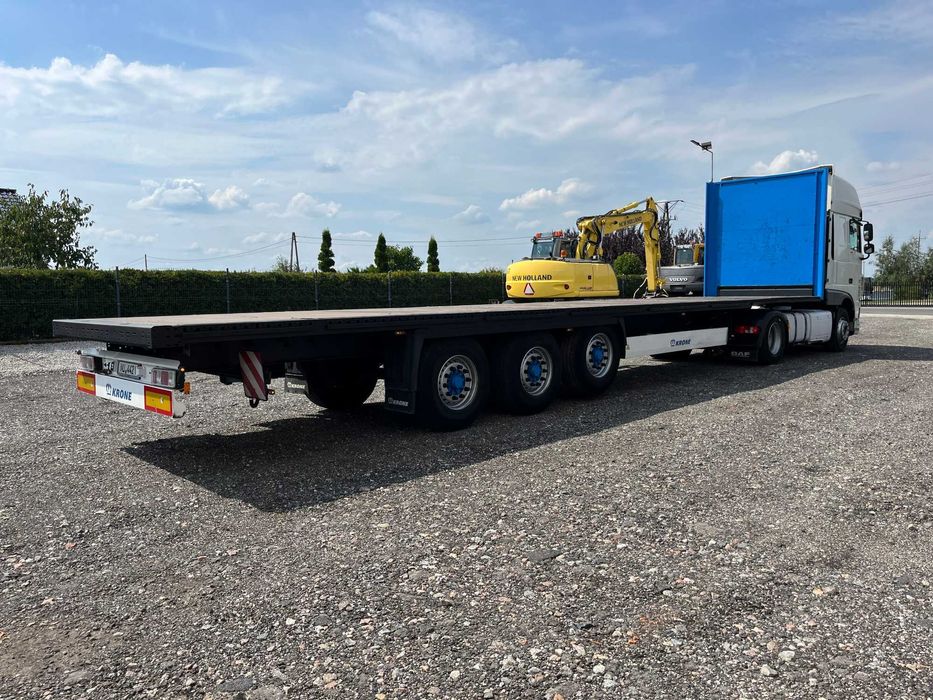 Wynajem naczepa platforma 13,6 * Dzierżawa naczepa platforma KRONE