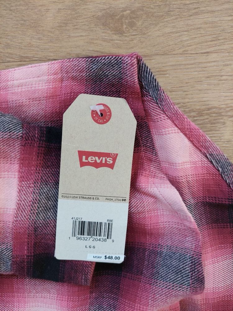 Рубашка сорочка Levis з капюшоном нова