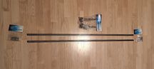 Nowy karnisz podwójny 19 mm dł 160 cm nowe wsporniki, stal