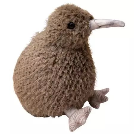Kiwi ciemnobrązowy 21cm. Leantoys