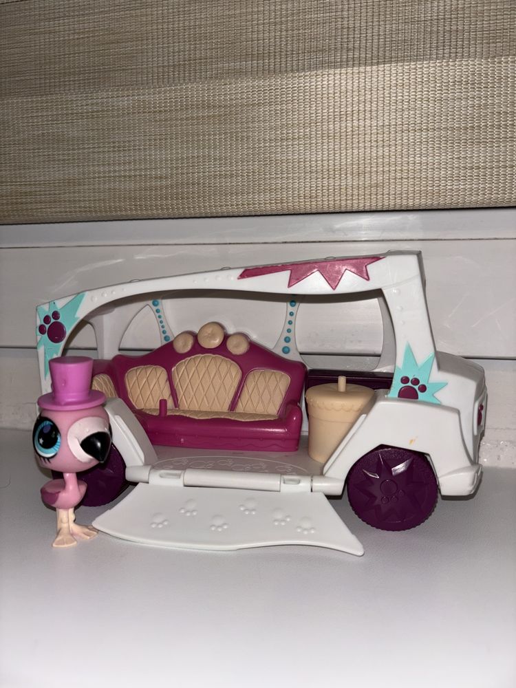 LITTLEST PET SHOP cyrk kameleon panda flaming żyrafa angora limuzyna
