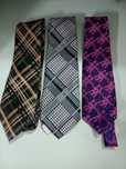 3 gravatas vintage