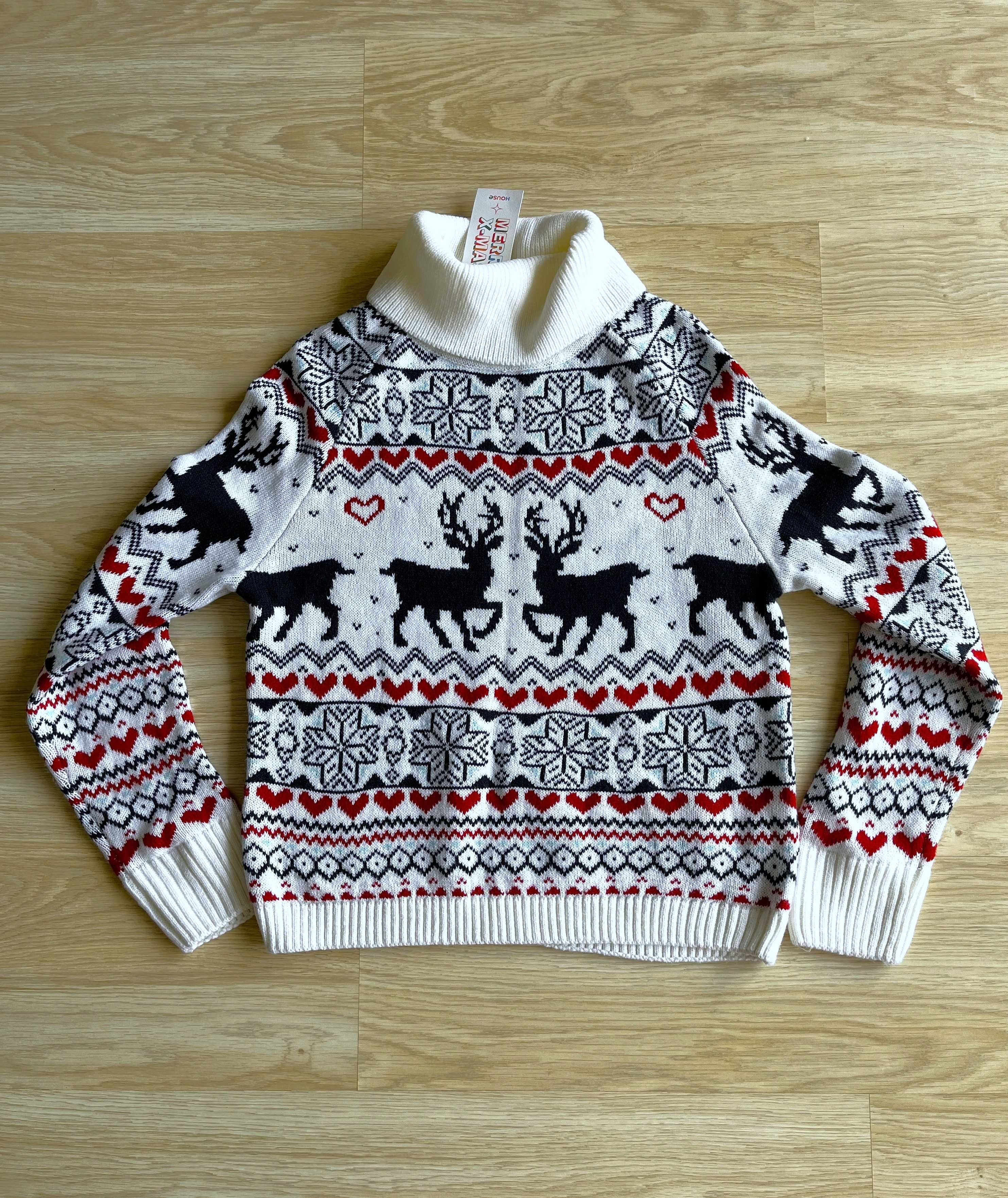 Sweter świąteczny HOUSE S/36 - damski sweterek